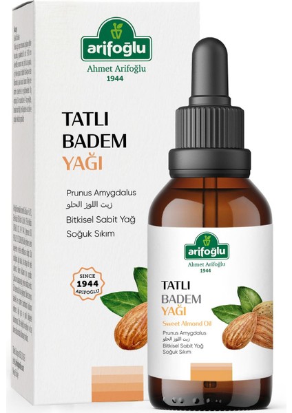Saf Doğal Tatlı Badem Yağı 50 ml