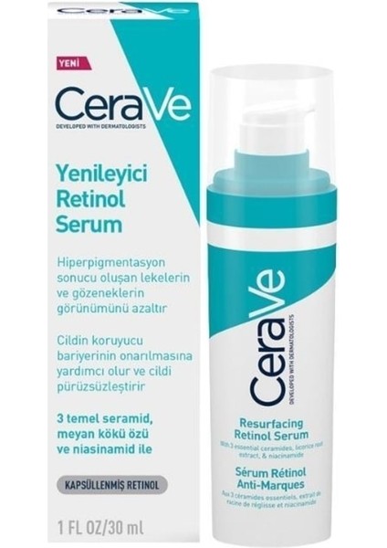 Yenileyici Retinol Serum Yağlı ve Düzensiz Ciltler Için 30 ml