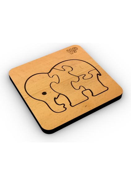 - Ahşap Eğitici Puzzle - Hayvanlar Serisi
