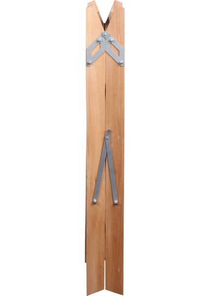 Ahşap A tipi çift taraflı kullanım 4 Basamaklı Merdiven 100x40 Cm