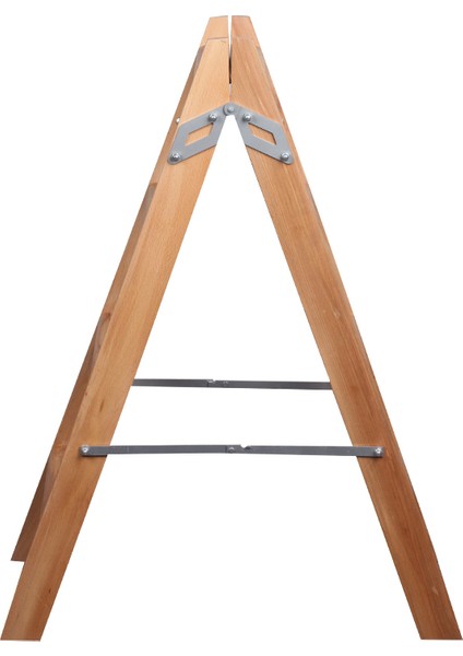 Ahşap A tipi çift taraflı kullanım 4 Basamaklı Merdiven 100x40 Cm