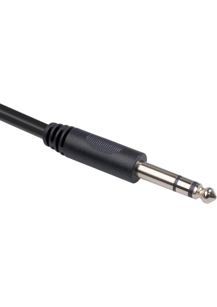 Adaptör 6.35 mm - 2rca Kablo Y Ayırıcı 3,5 mm Ses Kablosu (Yurt Dışından)