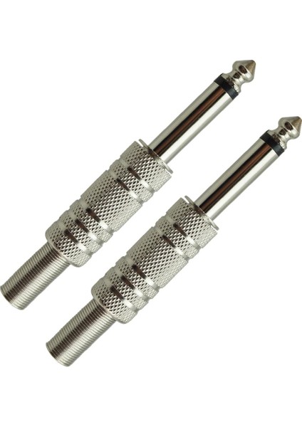 6.35MM 1/4 '' Gitar / Bas Için Jack Fiş Jack Socket Ses Adaptörü (Yurt Dışından)