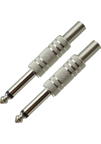 6.35MM 1/4 '' Gitar / Bas Için Jack Fiş Jack Socket Ses Adaptörü (Yurt Dışından)