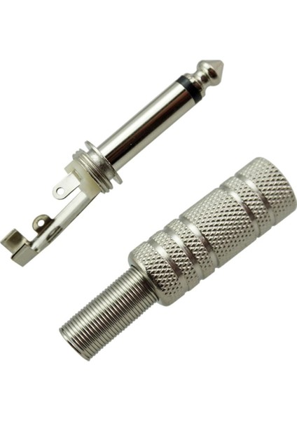 6.35MM 1/4 '' Gitar / Bas Için Jack Fiş Jack Socket Ses Adaptörü (Yurt Dışından)