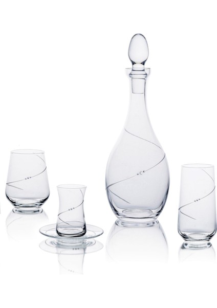 Bardak Sürahi Seti Elegance 49 Parça 12 Kişilik (Kadehsiz)