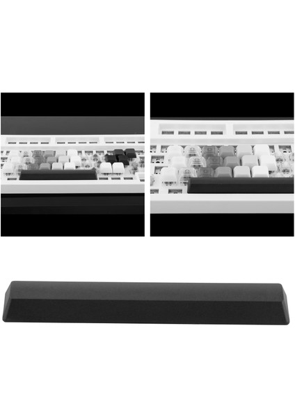 Mekanik Klavye Için Pbt Uzay Çubuğu Key Makası Renkli 6.25U R1 Dıy Siyah (Yurt Dışından)