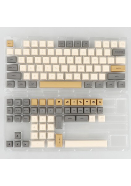 125 Keys Pbt Keycaps Switch Masaüstü Için Su Geçirmez Xda Profili (Yurt Dışından)