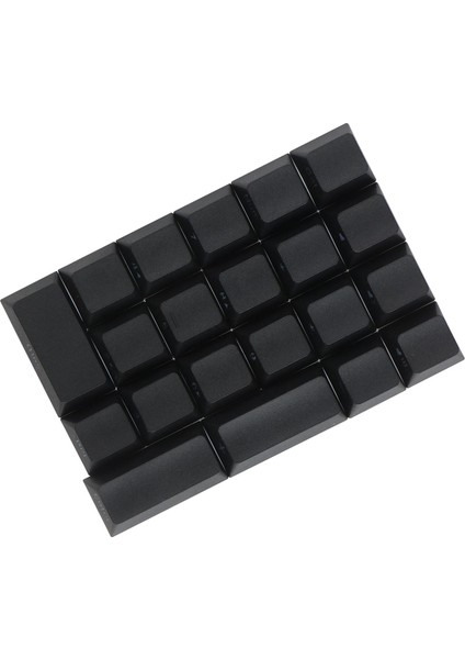 Mekanik Oyun Klavye Key Makineleri Pbt Keyi Kaynakları Kiraz Siyah Yan Yazı Tipi Için Toz Geçirmez Su Geçirmez 21Key (Yurt Dışından)