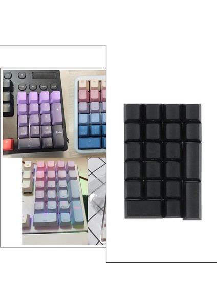 Mekanik Oyun Klavye Key Makineleri Pbt Keyi Kaynakları Kiraz Siyah Yan Yazı Tipi Için Toz Geçirmez Su Geçirmez 21Key (Yurt Dışından) fırsatları