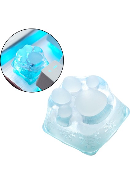 Mavi Için Reçine Oyun Mekanik Klavye Temel Kapağı Pedi (Yurt Dışından) modelleri