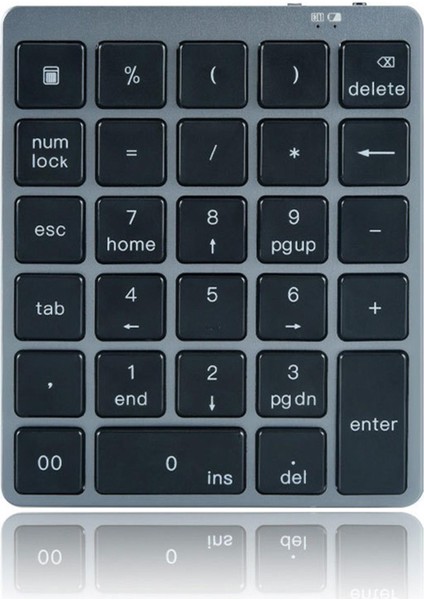 Bluetooth Kablosuz Numara Pedleri 28 Keys N960 Tablet Siyah Için Android Pencereler (Yurt Dışından)