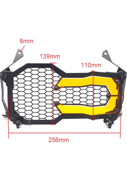 Bmw R 1200 Gs Ön Far Koruma Kapağı Izgara Tipi