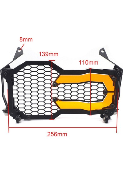 Bmw R 1200 Gs Ön Far Koruma Kapağı Izgara Tipi