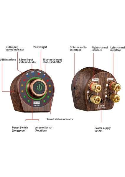 Tahıl Mini Stereo Amfisi (Yurt Dışından)