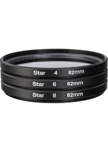 3 Adet Dslr Filtre Seti, Çanta 4 6 8 Fotoğraf Aksesuarları, 82MM (Yurt Dışından)