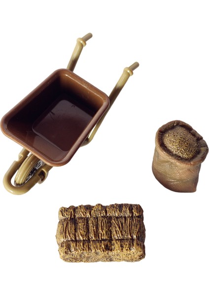 Dollhouse Tarım Araçları Dekorasyon Accs Çocuk Oyuncak Yaş 3+ Yıllık Sepet (Yurt Dışından)