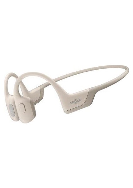 OpenRun Pro Bluetooth 5.1, Kemik İletim Teknolojisi, IP55 Suya Dayanıklı, 10 Saat Pil Ömrü, Açık Kulak Tasarımlı Kablosuz Spor Kulaklık – Bej (Standart Beden)