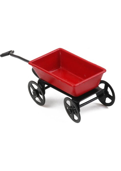 1:12 Ölçekli Dollhouse Minyatür Vintage Metal Sepet Bahçe Çekme Cart Koleksiyonlu Zanaat Aksesuarları (Yurt Dışından) fırsatları