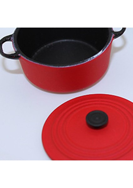 Dollhouse Minyatür /masaüstü Yemek Odası Dekor Kırmızı Için 12 Çorba Tenceresi (Yurt Dışından) indirimleri