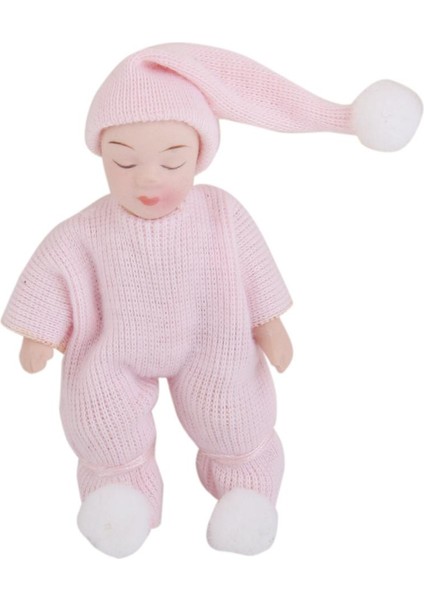 1:12 Bebek Ev Aksesuar Hareketli Porselen Bebekler Güzel Uyuyan Bebek (Yurt Dışından) fiyatları