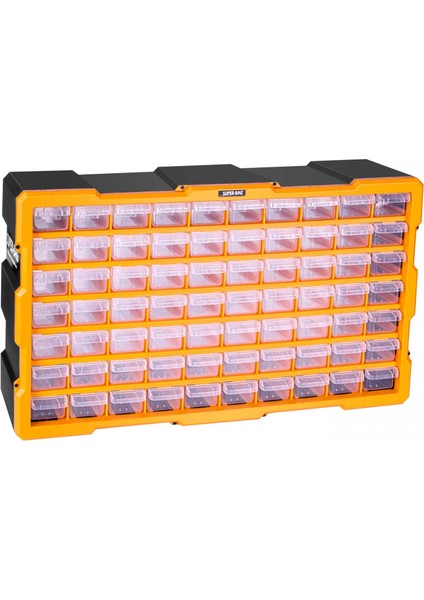 Super Bag 6015 70'li Büyük Monoblok Çekmece Seti Düzenleyici Hobi Organizer Kutusu