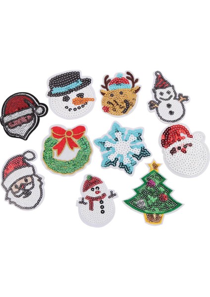 Elk Patch Sew / Işlemeli 10 Parçalı (Yurt Dışından)