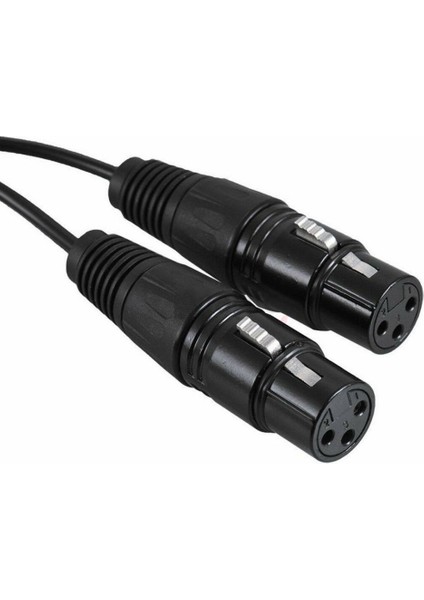 3.5mm Mini Stereo Trs Çift Xlr Yama Kablosu (Yurt Dışından)