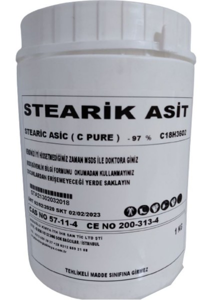 Stearik Asit Extra Pure 1kg