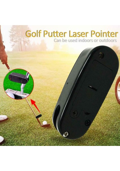 Golf Putter Pointer, Taşınabilir Golf Yapma Eğitim Yardımı Ir Düzeltici Uygulama Aracı Kulüplere Uygun (Yurt Dışından)