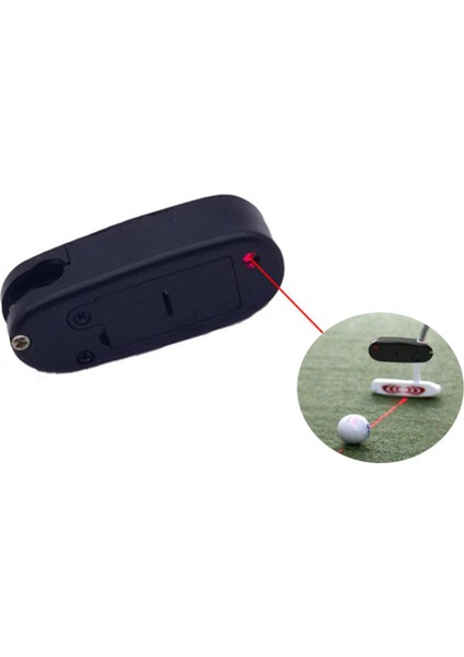 Golf Putter Pointer, Taşınabilir Golf Yapma Eğitim Yardımı Ir Düzeltici Uygulama Aracı Kulüplere Uygun (Yurt Dışından)