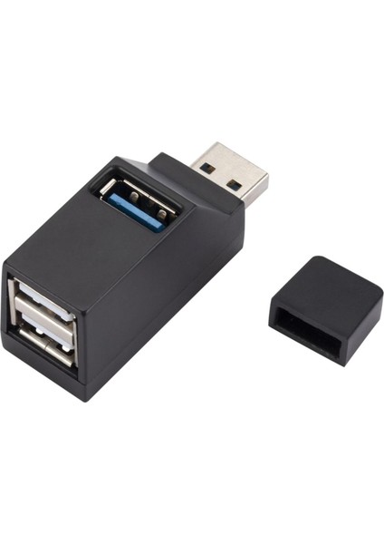 USB Hub Splitter 3 Port Yüksek Hızlı USB * Fare Defteri Için Genişletici (Yurt Dışından)