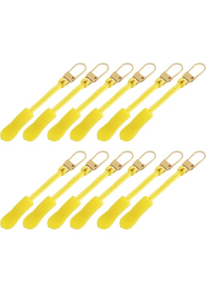 12 Adet Fermuar, Seyahat Vakaları Için Dayanıklı Kordon Uzantısı Çeker El Çantaları Altın (Yurt Dışından) fiyatları