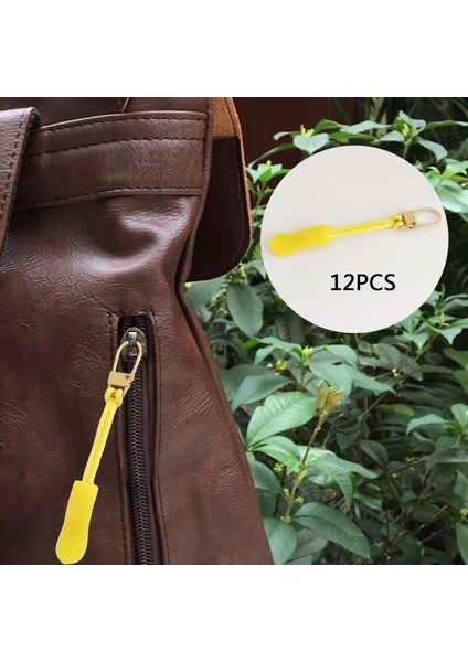 12 Adet Fermuar, Seyahat Vakaları Için Dayanıklı Kordon Uzantısı Çeker El Çantaları Altın (Yurt Dışından) modelleri