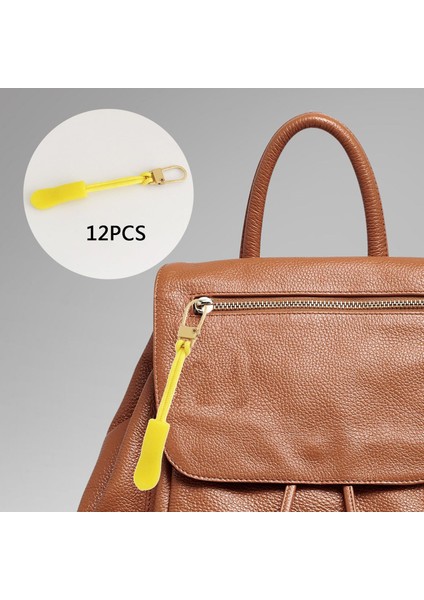 12 Adet Fermuar, Seyahat Vakaları Için Dayanıklı Kordon Uzantısı Çeker El Çantaları Altın (Yurt Dışından) fırsatları