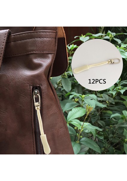 12 Adet Fermuar Çeker Kablo Uzantısı Metal Fermuar Sekmesi Beyaz Altın (Yurt Dışından) modelleri