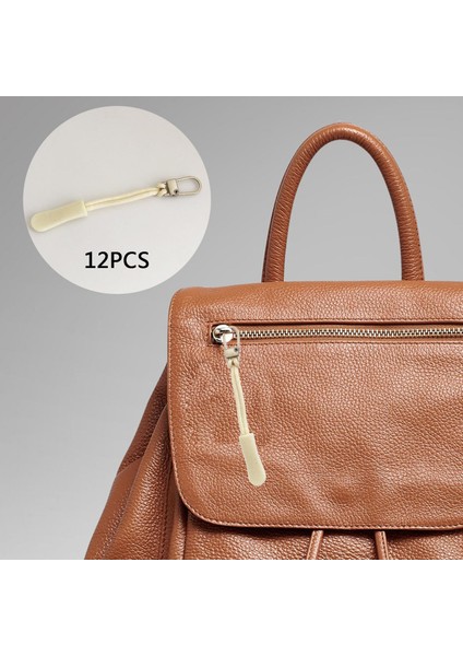 12 Adet Fermuar Çeker Kablo Uzantısı Metal Fermuar Sekmesi Beyaz Altın (Yurt Dışından) fırsatları