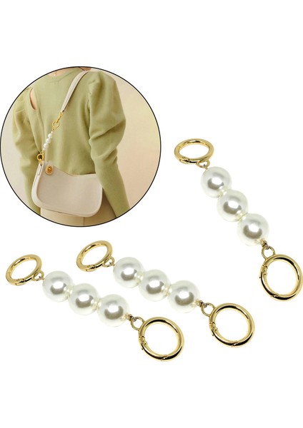 3x Torba Kayış Genişletici Diy Yapay Inci Zincir Kayış Debriyaj Torbası Dekorasyon Altın (Yurt Dışından) fırsatları