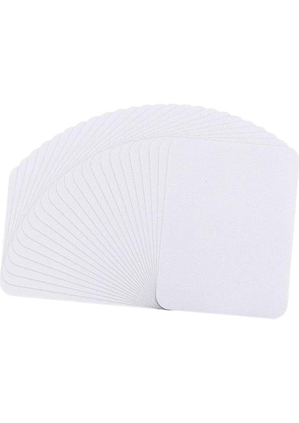 Ceket Ceket Dirsek Çıkartmaları Onarım 4.9x3.7 '' 26PCS Beyaz (Yurt Dışından) modelleri
