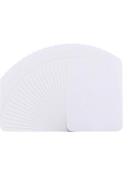 Ceket Ceket Dirsek Çıkartmaları Onarım 4.9x3.7 '' 26PCS Beyaz (Yurt Dışından) fırsatları