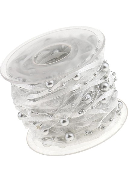 Dekor Için 10M Dıy Aplike Mesh Boncuk Boncuklu Dantel Trim Bant 20 mm (Yurt Dışından)