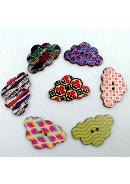 50PCS Ahşap Düğmeler Dikiş El Sanatları Düğün Takılar 2-Delik (Yurt Dışından) fiyatları