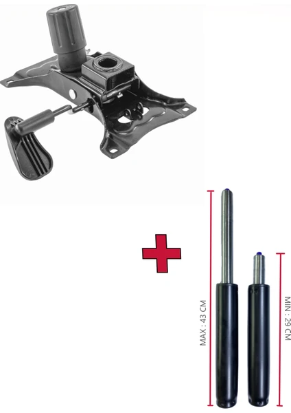 Özenmak Tek Kollu Mekanizma +Amortisör Ofis Koltuğu Oyuncu Koltuğu  Yedek Parça Aksamları