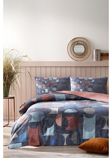 Colored Shape Çift Kişilik Kışlık Flanel Nevresim Takımı