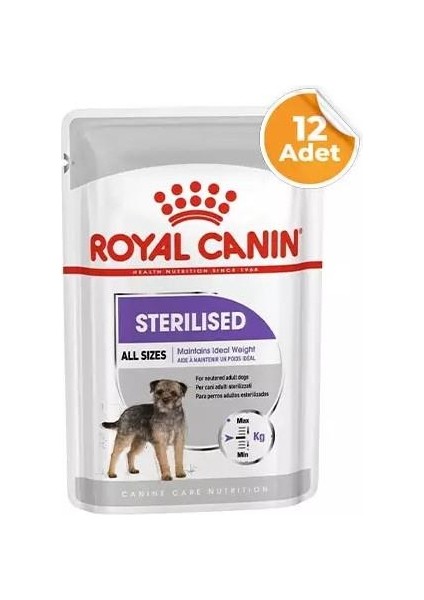 Ccn Sterilised Loaf Yaş Köpek Maması 85 gr x 12