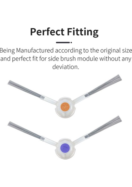 Narwal J3 Için 6 Çift Yıkanabilir Yan Fırça Robot Vakum Yedek Yedek Parça Ev Temizlik Aksesuarları (Yurt Dışından)