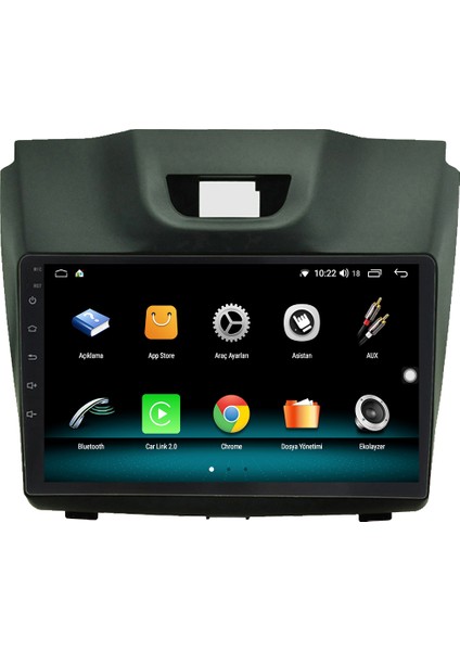Isuzu D-Max Android 10 Carplay Özellikli Navigasyon Multimedya Ekran 2gb Ram + 32GB HDD