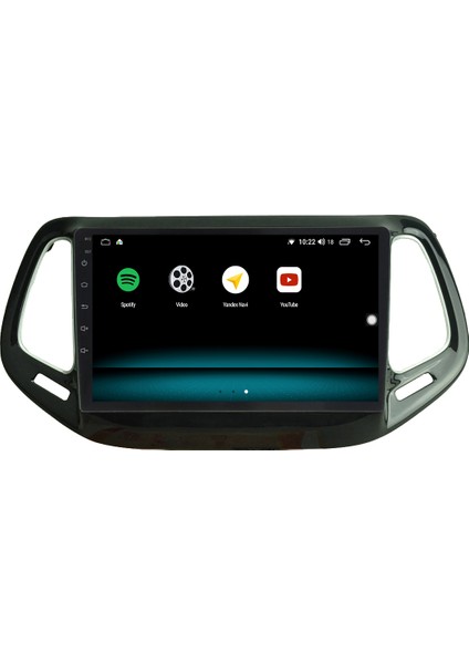 Jeep Compass Android 10 Carplay Özellikli Navigasyon Multimedya Ekran 2gb Ram + 32GB HDD