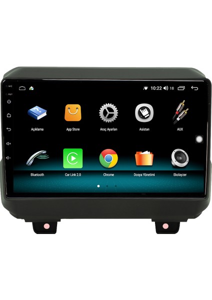 Jeep Rubicon Android 10 Carplay Özellikli Navigasyon Multimedya Ekran 2gb Ram + 32GB HDD