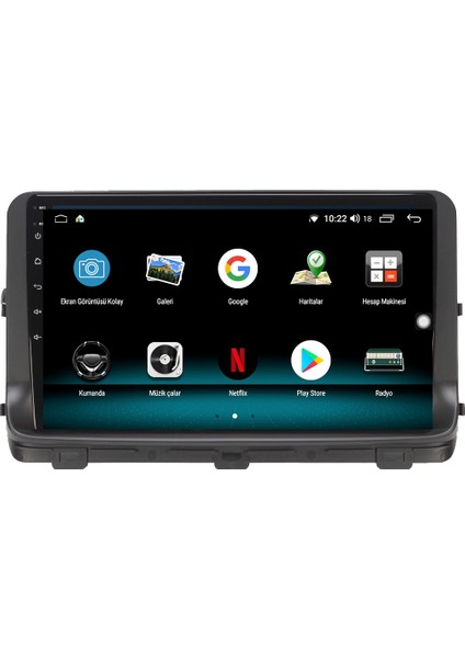 Kia Ceed Android 10 Carplay Özellikli Navigasyon Multimedya Ekran 2gb Ram + 32GB HDD